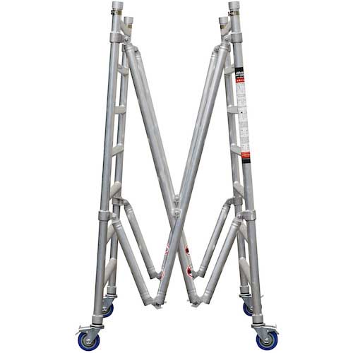 ハセガワ 高所作業台ジッピーダブル 最大使用質量225kg 作業床高さ4.05〜4.38m JASW2.0-ZS400