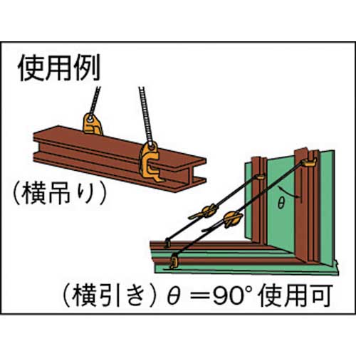 日本クランプ ねじ式万能型クランプ 1.5 PCA-1.5