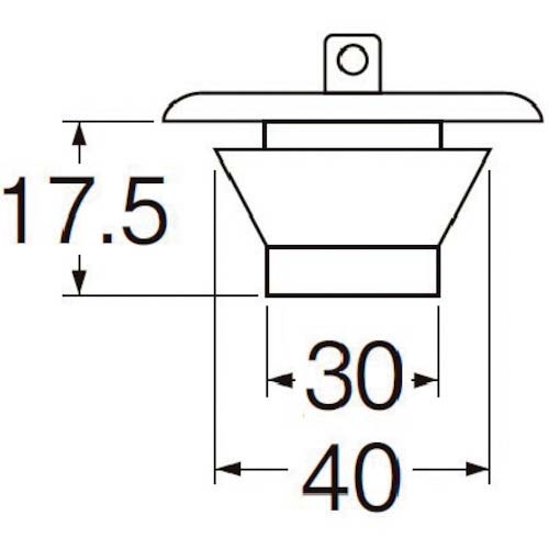 SANEI バス用W式クサリ付ゴム栓 PH27-40