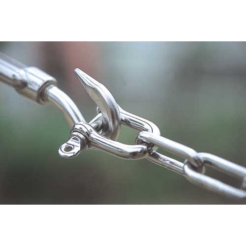 TRUSCO ネジシャックル ステンレス製 6mm (2個入) TNS-6