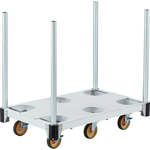 PiCa アルミ台車CAF 6輪 CAF-6B