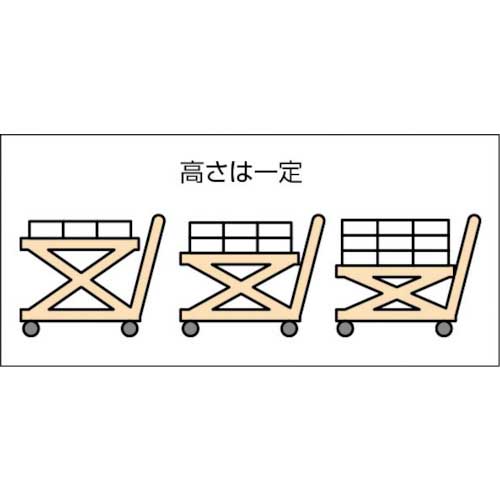 Bishamon ハンドリフター BXレベラー(スプリング調整式) 均等荷重100kg テーブル寸法700×450mm ESX10