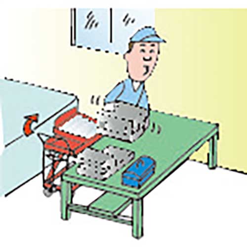 TRUSCO 金型移動用ハンドリフター 200kg 500X800 回転台付 ( HLFA-S250TM1 ) TRUSCO ハンドリフター 500kg 600X900 オレンジ HLFA-S500 [115-7836