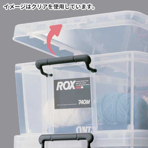 【廃番】 TENMA ロックス440L クリア 300×440×320 ROX-440L
