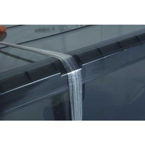 TRUSCO クリアライトボックス 35L 黒半透明 TCR-02-BK