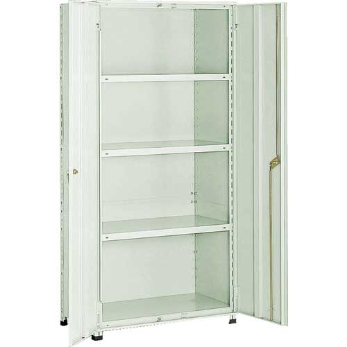 TRUSCO スチール両開扉 H1800用 ネオグレー VD-60