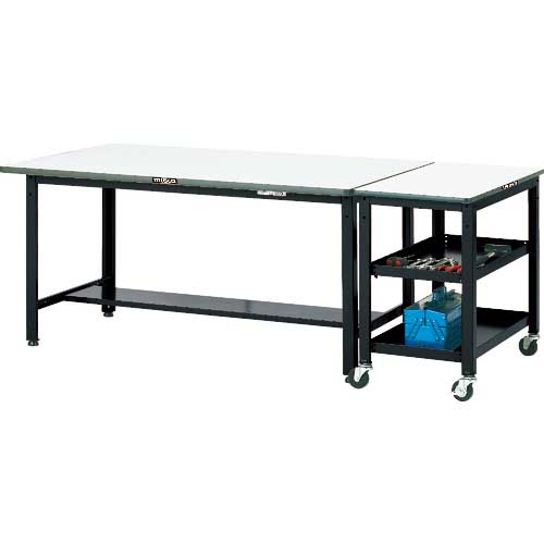 TRUSCO WHT型作業台補助テーブルワゴン 750X450XH740 WHT-4575