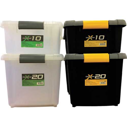 JEJアステージ フタ式収納ケース Xコンテナ #20クリア 21L X-20CR