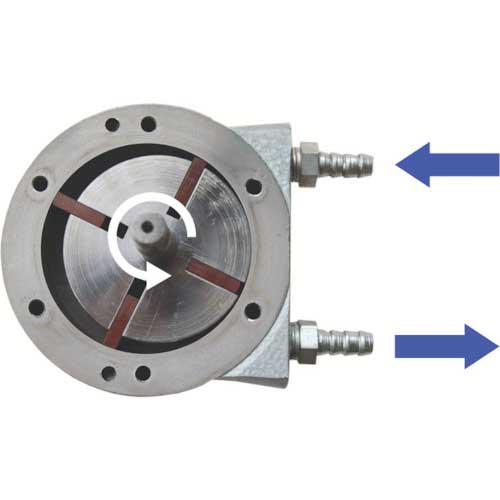 【廃番】アクアシステム エアモーター式 軸流型 送風機 (アルミハネ60cm) AFR-24