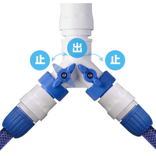 タカギ 三方コネクターコック付 G099FJ