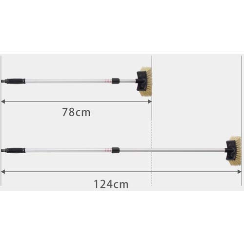 タカギ 伸縮型パチットデッキブラシ G270