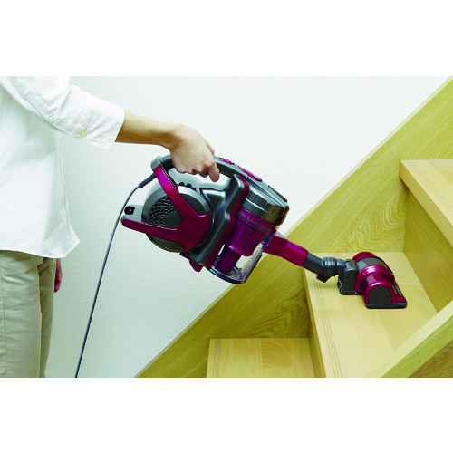 【廃番】アイリスオーヤマ 561688 3WAYスティッククリーナー レッド IC-S55KF-R