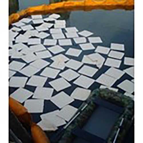 TRUSCO オイルキャッチャー 天然繊維タイプ 500X500mm 10枚入 TOC-T50