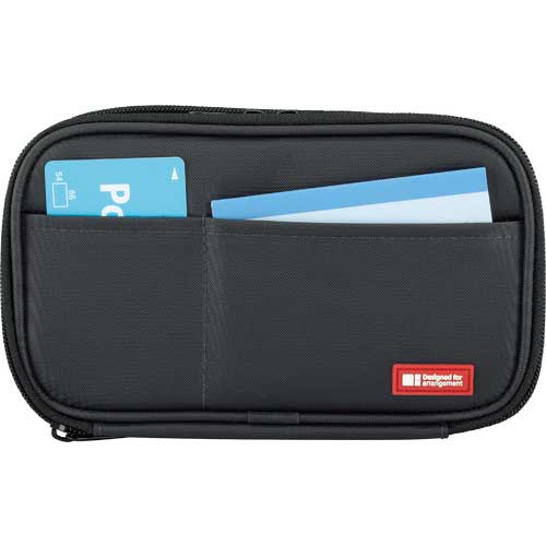 LIHIT ペンケース(ブックタイプ)トリプル 黒 A7556-24