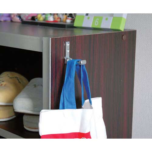 光 収納フック 小 亜鉛 シルバー (1個=1PK) KSUF-12