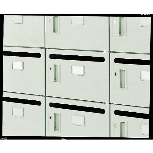 ■TRUSCO メールボックス 12人用 900X380XH880 MV12P(5209099)[法人・事業所限定][直送元]