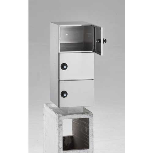 【廃番】TRUSCO SUSパーソナルボックス 奥行240 3段タイプ SPB240-3