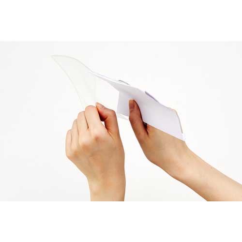 TRUSCO イベント用名札 ハガキサイズ グレー 10枚入 TNH-10-GY