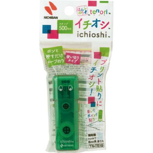 【廃番】ニチバン テープのり tenori(てのり)イチオシ グリーン TNTEIG TN-TEIG