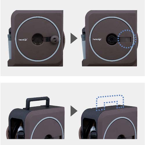 タカギ ホースリール NANO NEXT 20m(BR) RM1220BR
