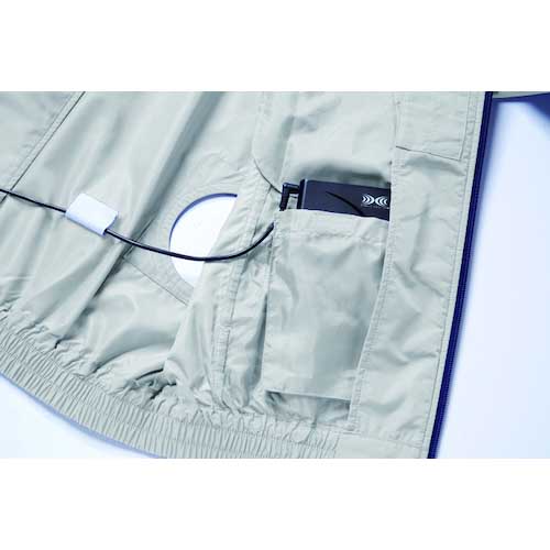 空調服 ポリエステル製空調服 ウェアのみ ブラック L KU90510-C09-S3