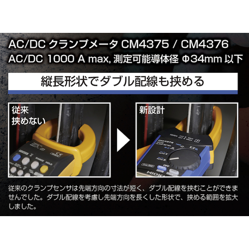 廃番 ｈｉｏｋｉ ａｃ ｄｃクランプメータ ｃｍ４３７６ 書類３点付 Cm4376syorui3tentukiの通販 現場市場