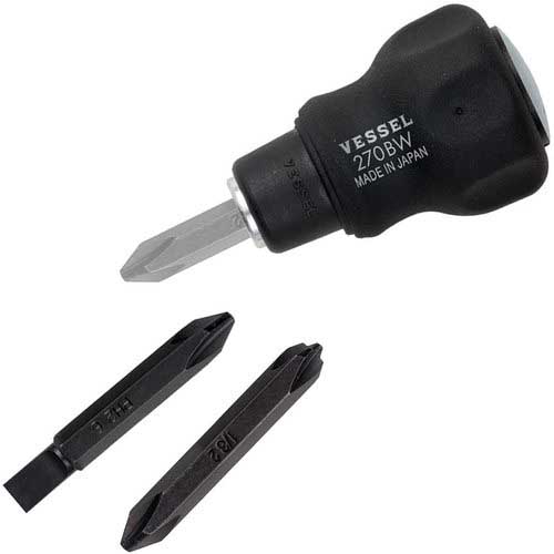 VESSEL クッションスタビー ビット差替グリップ No.270BW(クッションスタビー) 270BW