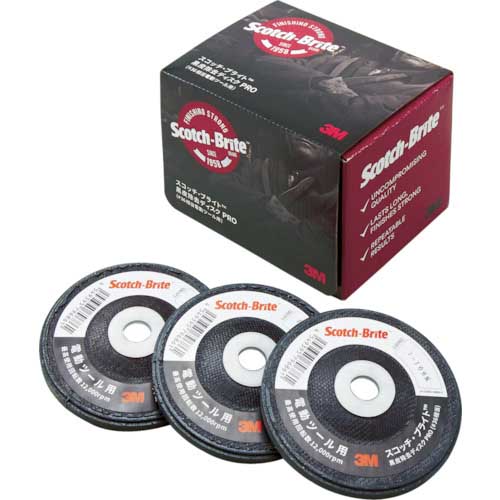 【廃番】3M スコッチ・ブライト 黒皮除去ディスクPRO 電動工具用 #36相当 KURO PRO