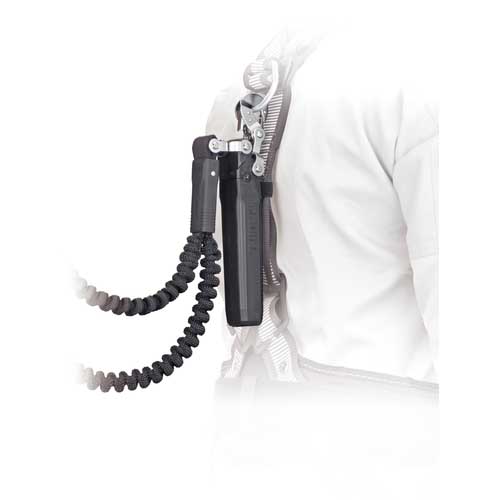 タジマ ハーネス用ランヤード蛇腹 ダブル L2フック A1JR150-WL2BK