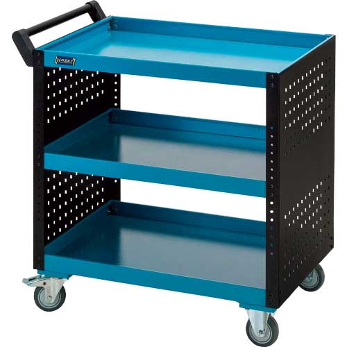 【廃番】HAZET ツールワゴン 3段 サイドパネル付き 167-3S