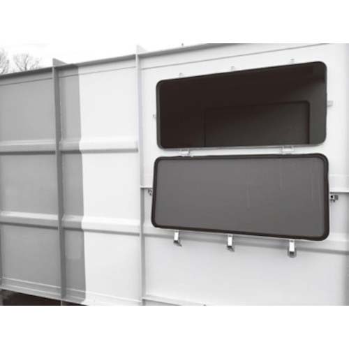 DID コンベヤダクト点検口 Dr.ウインドウ ネット付 IW-300V-N