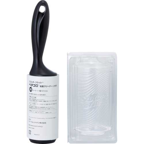 3M スコッチ・ブライト 衣類用粘着クリーナー ペタコロ 透明ケース付 PG-30B