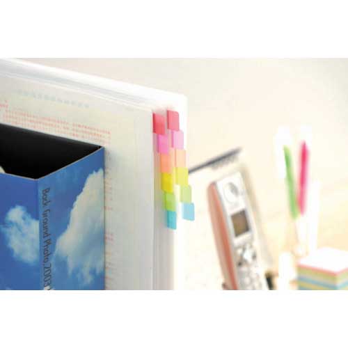 3M ふせん ポスト・イット ジョーブ 超丈夫なインデックス 40×18mm 30枚 3色混色 686S-1