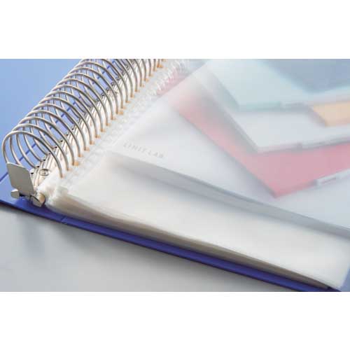 LIHIT 交換式クリヤーブック56枚 黒 G3808-24