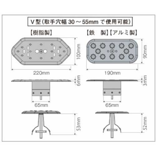 Hoshin 溝蓋キャップ V型(樹脂製) MCR-VA