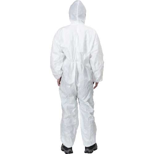 【廃番】TRUSCO 【売切廃番】一般作業用不織布製使い捨て保護服 3Lサイズ PW-3L