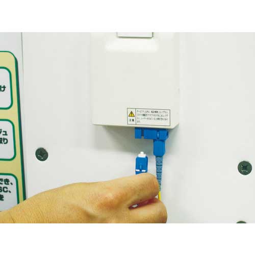 【廃番】住友電工 両端SCコネクタ付GI(1G)単心コード コード色:若草 長さ5m 外径1.7mm エコ仕様 1-SC-SC-1G-5