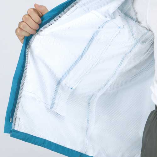 カジメイク KJレインパーカー ネイビー LL 7710-55-LL