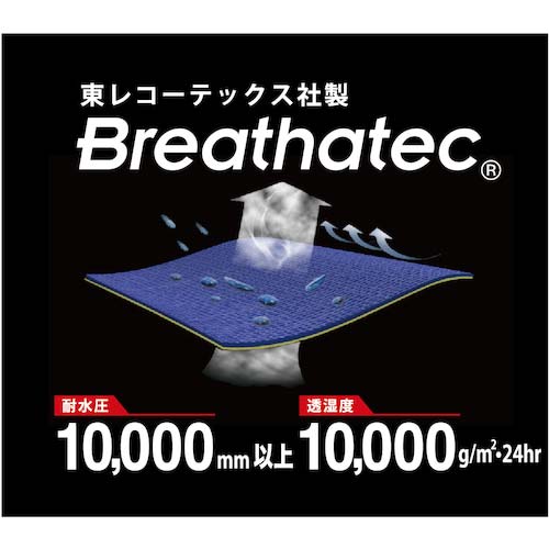カジメイク ブリザテックレインスーツ ネイビー 3L 7740-55-3L