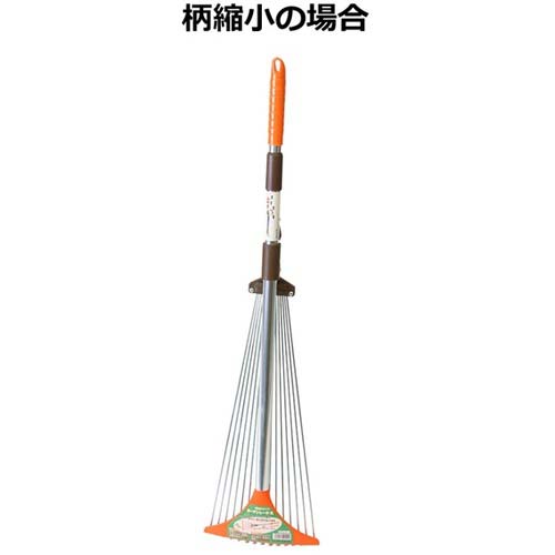 机　マッシュ 金象 伸縮式スライドガーデンレーキ 大 191296の通販｜現場市場