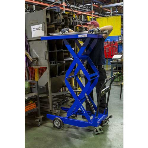 EdmoLift ハンドリフター CZ 200kg 600×900mm 高揚程タイプ 1620mm 521449