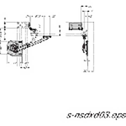 【廃番】スガツネ工業 (180041648)ソフトダウンステーアルミフレーム取付用セット AS-NSDX-35RK-30-8