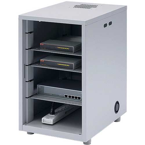 SANWA NAS、HDD、ネットワーク機器収納ボックス CP-KBOX1