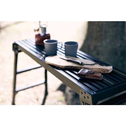 ハセガワ アルミ製 足場台 ブラック DRXB-1075A