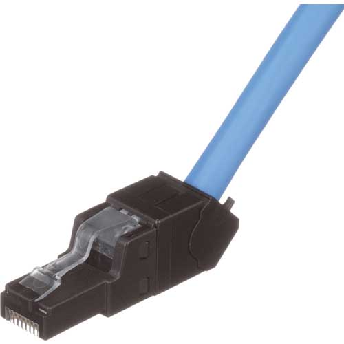 PANDUIT LANコネクタ CAT6A 簡単成端モジュラープラグアングルタイプ
