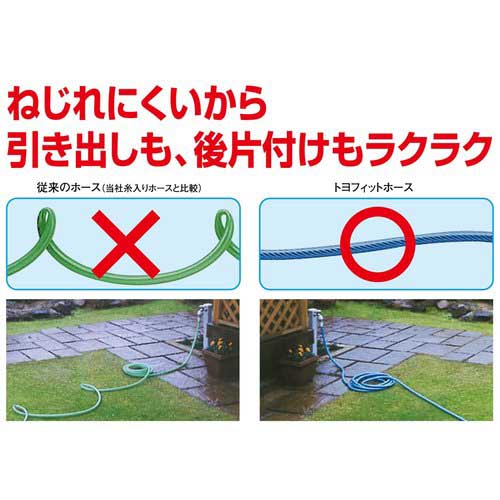 TOYOX トヨフィットホースL 内径15×外径20mm 30m FTH1530BL