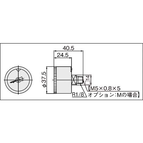 SMC 圧力計 G36-10-01