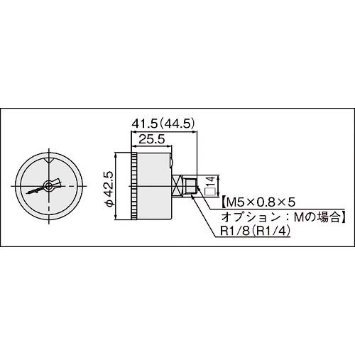SMC 圧力計 G46-10-01