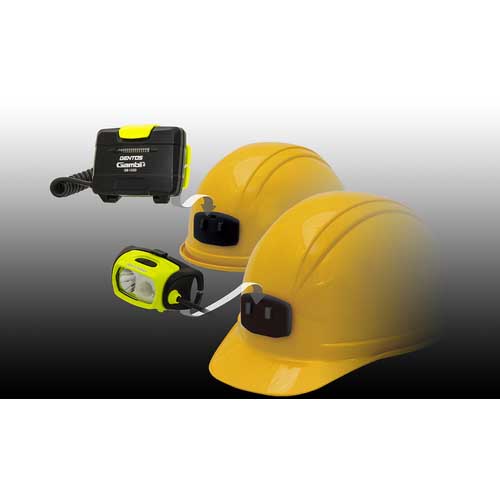 【廃番】GENTOS ヘルメット直接装着可能LEDヘッドライト ガンビット133D GB-133D