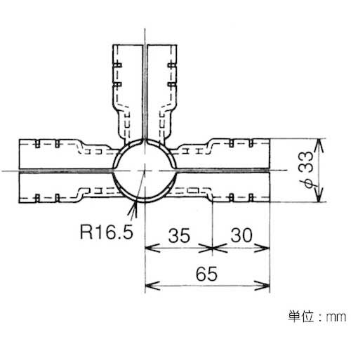 yazaki イレクター Φ28 メタルジョイント HJ-3 ブラック HJ-3-S-BL